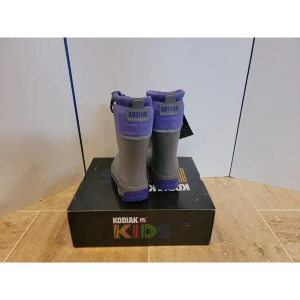 NEW Kodiak Kids Grey Purple Passion US 9‎ Big Kids
